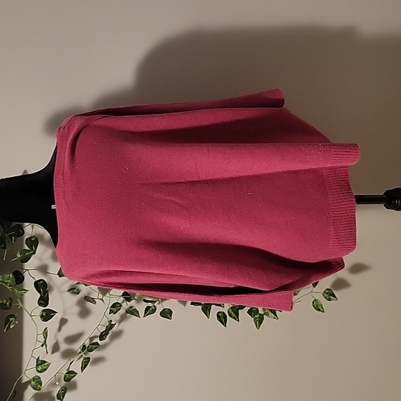 REPEAT Fuchsia Cashmere Dolman Sweater - Picture 4 of 6